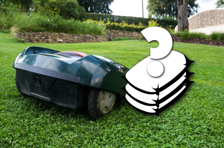 A mowing robot does not replace fertilizing