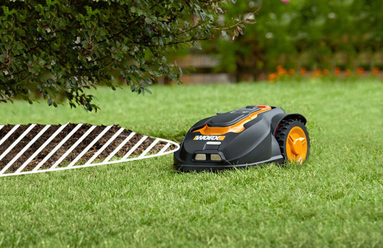 Robotic lawn mower off-limit islands